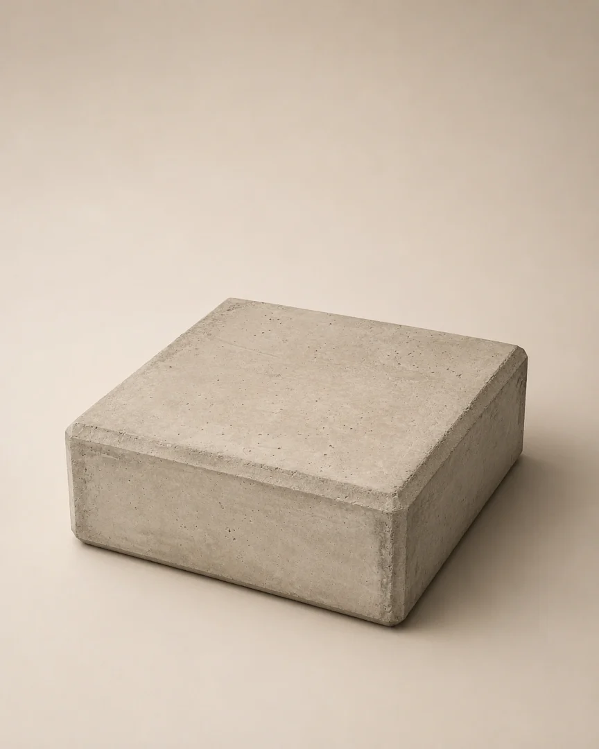 Módulo cuadrado en concreto Caja para exteriores, urbanismo y composiciones modulares